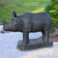Garten Tierskulptur Nashorn Agra gallery