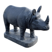 Garten Tierskulptur Nashorn Agra 5