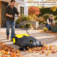 80 cm Kehrmaschine Headus | Handkehrmaschine | Straßen