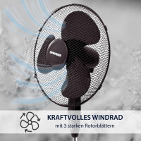 Ventilator mit Oszillation Glittera | Standventilator | Bode