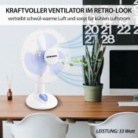Oszillierender Tischventilator Glurixa | Büroventilator
