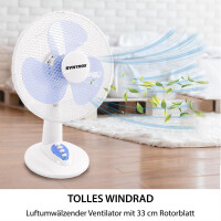 Oszillierender Tischventilator Glurixa | Büroventilator