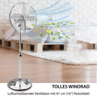 Retro Standventilator Sprickel | Bodenventilator mit Oszilla