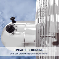 Retro Standventilator Sprickel | Bodenventilator mit Oszilla