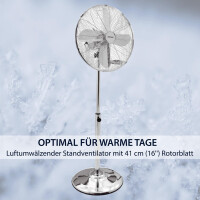 Retro Standventilator Sprickel | Bodenventilator mit Oszilla