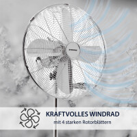 Retro Standventilator Sprickel | Bodenventilator mit Oszilla