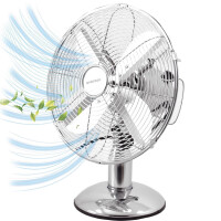 Retro Tischventilator mit Oszillation Bl gallery