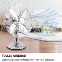 Retro Tischventilator mit Oszillation Blinara | Ventilator T