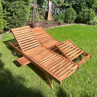 Doppel Gartenliege Teak Cuneo Ma gallery 1_2nd