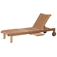 Gartenliege Teak Grosseto Massivholz Wet gallery