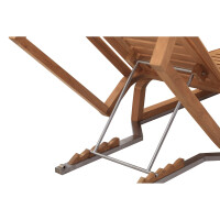Gartenliege Teak Alpes Massivholz Wetterfest 6