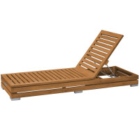 Gartenliege Teak Korsika Massivholz Wetterfest 4