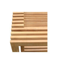 Loungesessel Teakholz Loppio Massivholz Wetterfest + Sitzkis