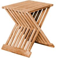 Hocker Teakholz Klappbar Alessandria Mas gallery