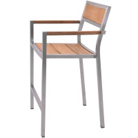 Barhocker Garzone 59 x 59 x 110 cm Edelstahl 4