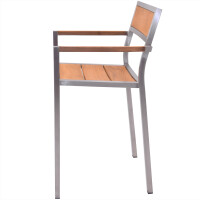 Barhocker Garzone 59 x 59 x 110 cm Edelstahl 5