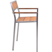 Barhocker Garzone 59 x 59 x 110 cm Edelstahl 8