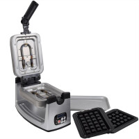 Waffeleisen Belgische Waffeln rotierend Digital Edelstahl Sn