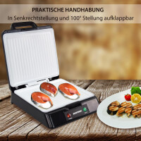 Kontaktgrill XXL Plovas | Panini Maker | Elektrogrill | Kera