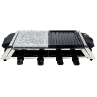 Raclette für 8 Personen | heißer Stein | 1200W | 