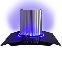 90 cm Inselhaube Duke | Dunstabzugshaube Umluft | Abluft | A