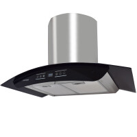 90 cm Inselhaube Duke | Dunstabzugshaube Umluft | Abluft | A