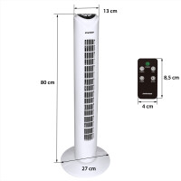 Turmventilator oszillierend Drilef | Turm Tower Fan | Standv