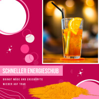 Orange Energy Drink Pulver 8