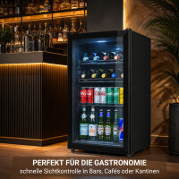 119 l Getränkekühlschrank mit Glastür Kopervi