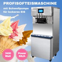 50 l Profi Softeismaschine mit Schwellpumpe Floreno 3