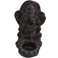 Ganesha Figur Gott Struwy Teelichthalter 13 x 11 x 15 cm 3