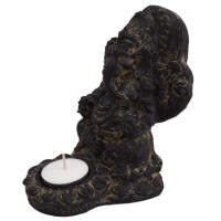 Ganesha Figur Gott Struwy Teelichthalter 13 x 11 x 15 cm 5