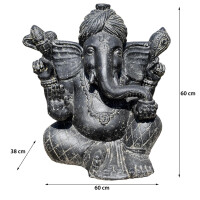 Ganesha Figur Gott Sorban 30 x 37 x 60 cm 7
