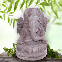 Ganesha Figur Gott Varanasi Basalt 5