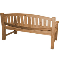 Gartenbank Teakholz Extra Stark Bergomo Massivholz Wetterfes