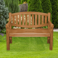 Gartenbank Teakholz Extra Stark Bergomo Massivholz Wetterfes