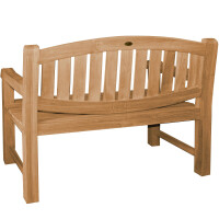 Gartenbank Teakholz Extra Stark Bergomo Massivholz Wetterfes