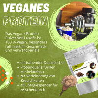 Kaffee Veganes Protein Eiweiß Pulver Zuckerfrei 1 kg 3