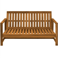 Loungesofa Teakholz 3-Sitzer Udine Massivholz Wetterfest 150