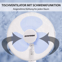 Oszillierender Tischventilator Glurixa | Büroventilator