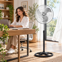3in1 Edelstahl Standventilator | Tischventilator | Wandventi