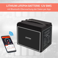 40Ah 12V Lifepo 4 Lithium Batterie | Akku mit BMS, Bluetooth