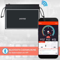 150Ah 12V Lifepo 4 Lithium Batterie | Akku mit BMS, Bluetoot