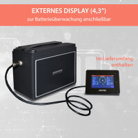 40Ah 12V Lifepo 4 Lithium Batterie | Akku mit BMS, Bluetooth
