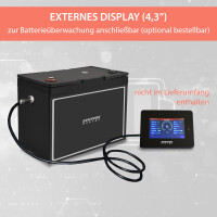 80Ah 12V Lifepo 4 Lithium Batterie | Akku mit BMS, Bluetooth