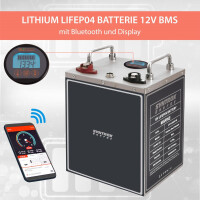 80Ah 12V Lifepo 4 Lithium Batterie | Akku Frostsicher mit BM