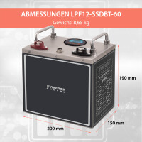 60Ah 12V Lifepo 4 Lithium Batterie | Akku Frostsicher mit BM