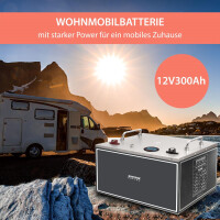 300Ah 12V Lifepo 4 Lithium Batterie | Akku Frostsicher mit B