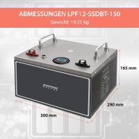150Ah 12V Lifepo 4 Lithium Batterie | Akku Frostsicher mit B