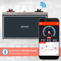 100Ah 12V Lifepo 4 Lithium Batterie | Akku Untersitz mit BMS